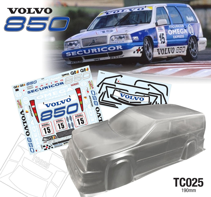 Team C TC025 1/10 VOLVO 850 ESTATE BTCC 190mm (8319235064045)