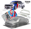 Team C BMW E30 With 3D Wing and Grill 190mm Warsteiner Decal Sheet RC Car Body 1/10 Scale