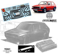 Team C VW Golf GTI MK1 190mm RC Car Body 1/10 Scale