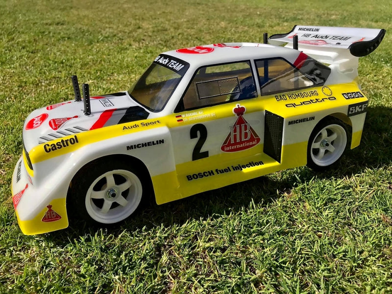 Team C Audi Quattro S1 Rally WRC Group B 190mm Wide RC Car Body 1/10 Scale (2)