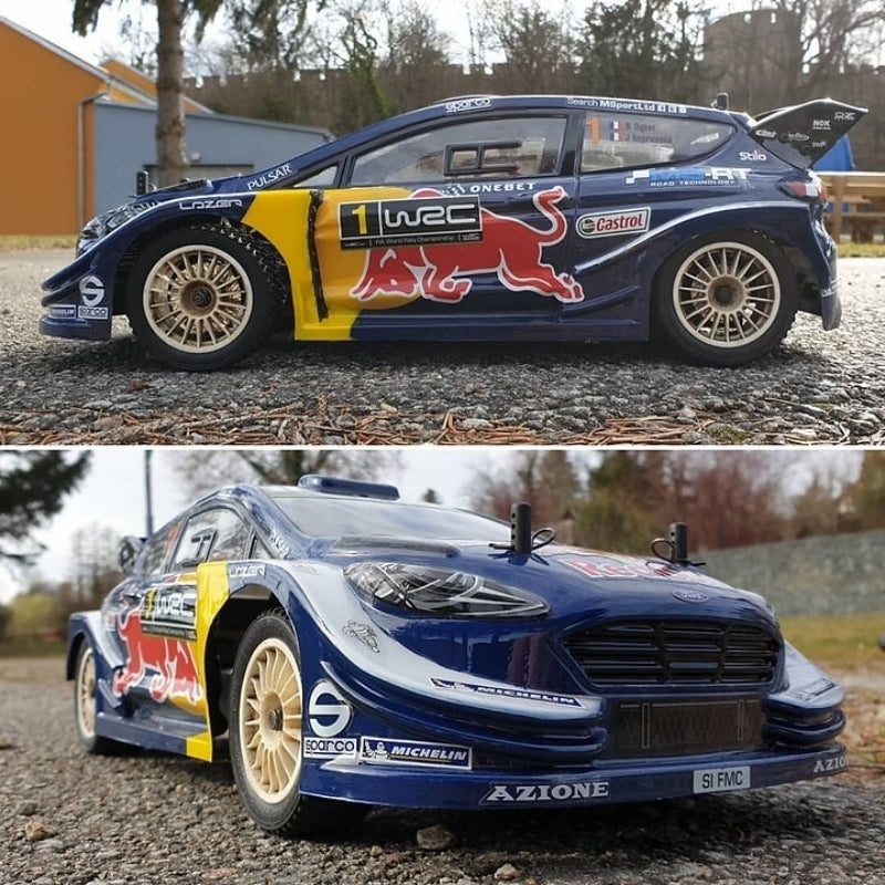 Team C Ford Fiesta WRC 200mm RedBull Decal Sheet RC Car Body 1/10 Scale (2)