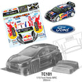 Team C Ford Fiesta WRC 200mm RedBull Decal Sheet RC Car Body 1/10 Scale