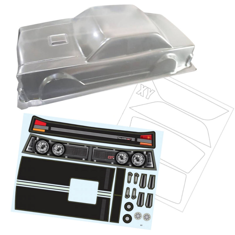 Team C Ford Falcon XY 351GT 200mm RC Car Body 1/10 Scale