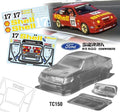 Team C TC150 Ford Sierra RS500 Cosworth 190mm Dick Johnson #17 Decal Sheet RC Car Body 1/10 Scale