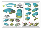 Team C Nissan 180SX 195mm RC Car Body 1/10 Scale (2)