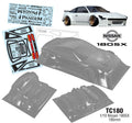 Team C Nissan 180SX 195mm RC Car Body 1/10 Scale