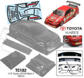 Team C Toyota JZX100 Mark II 195mm RC Car Body 1/10 Scale