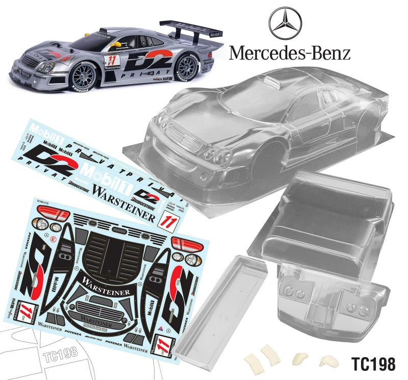 Team C TC198-D 1/10 Mercedes-Benz CLK GTR 1998 190mm D2 Decal Sheet (8319242830061)