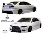 Team C Lancer Evolution X 195mm Wide RC Car Body 1/10 Scale (2)