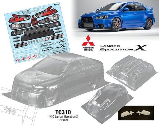Team C TC310 1/10 Lancer Evcolution X 195mm Wide - Hobby City NZ (8319243190509)