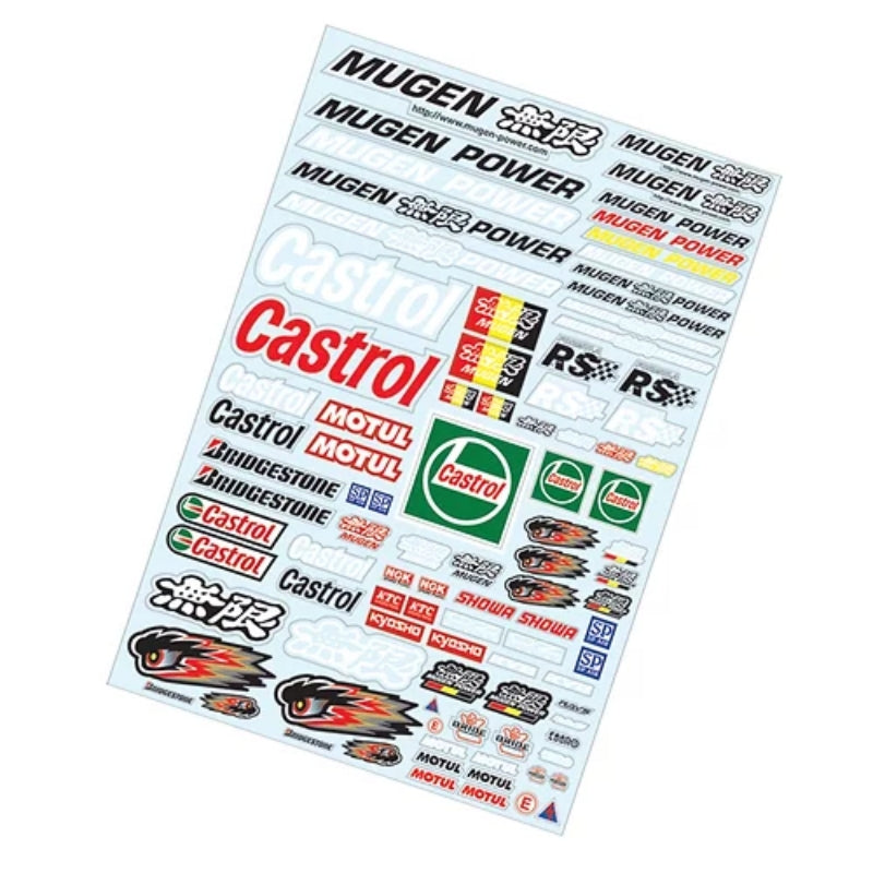 Team C TC904 1/10 Castrol Sticker (A4) (8446601920749)