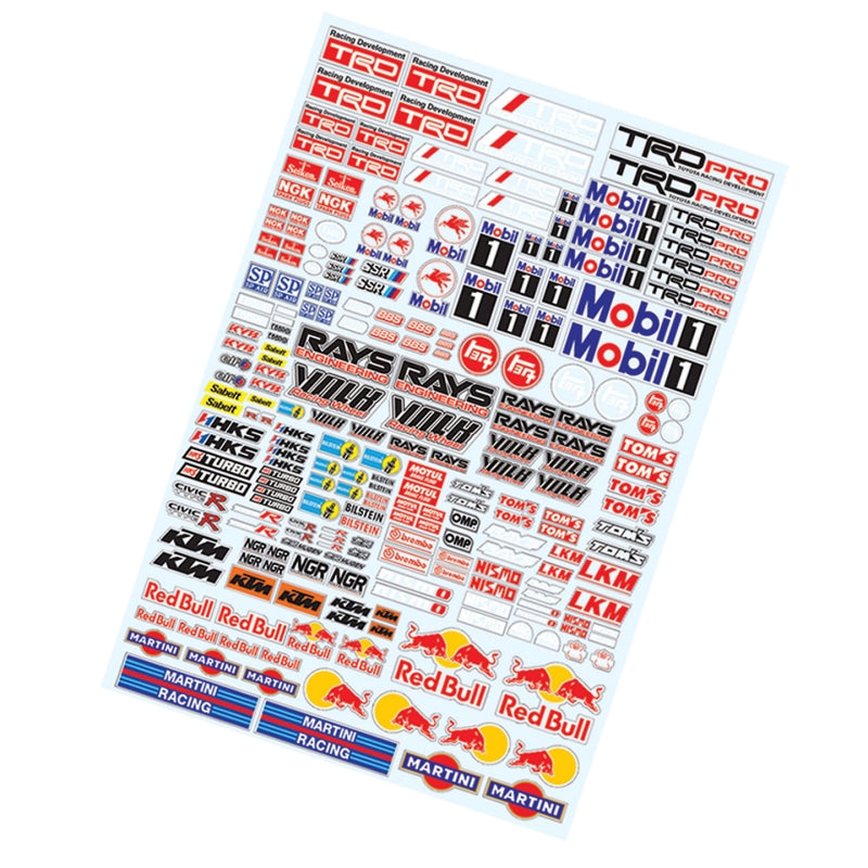 Team C TRD RC Car Body Decal 1/10 Scale