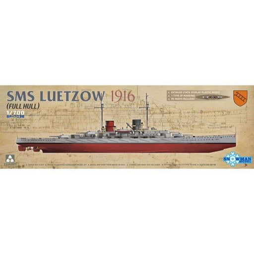 Takom SP7036 1/700 SMS Luetzow 1916 (Full Hull) (Snowman) - Hobby City NZ (8967475495149)