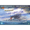 Takom SP7043 1/700 SMS Derfflinger 1916 & SMS Luetzow 1916 & Zeppelin Q Class (Snowman) (Limited Edition) (8967475626221)