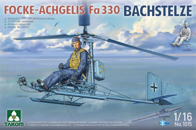 Takom 1015 1/16 Focke-Achgelis Fa 330 Bachstelze - Hobby City NZ (8967472644333)