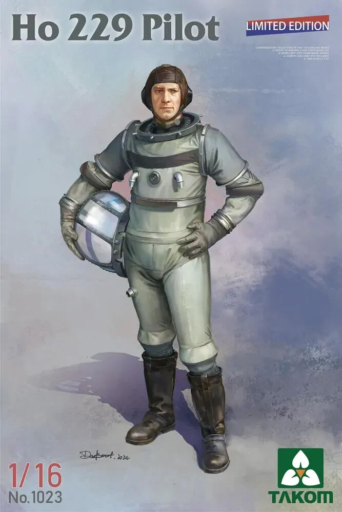 Takom TK1023 Ho 229 Pilot Plastic Model Kit