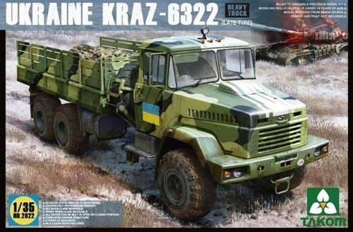 Takom 2022 1/35 Ukraine KrAz-6322 Heavy Truck (late type) (8967472808173)