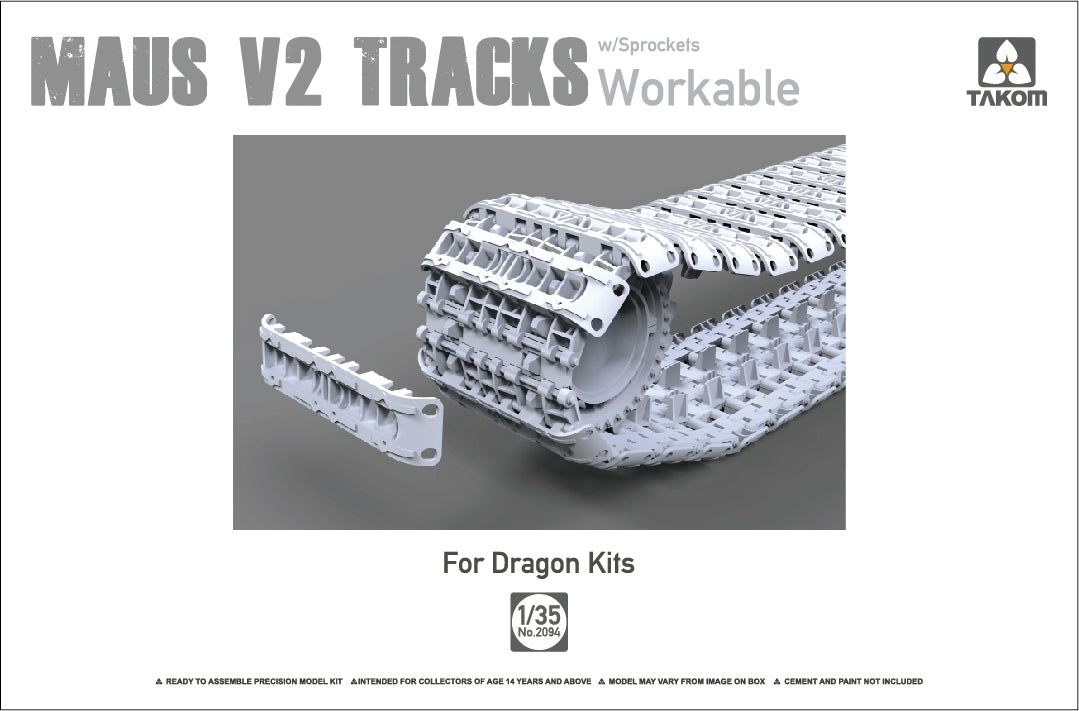 Takom TAK2094 1/35 SP.EDTN MAUS TRACKS (8346784760045)