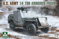 Takom TK2131 U.S. Army 1/4 Ton Armored Truck Model Kit