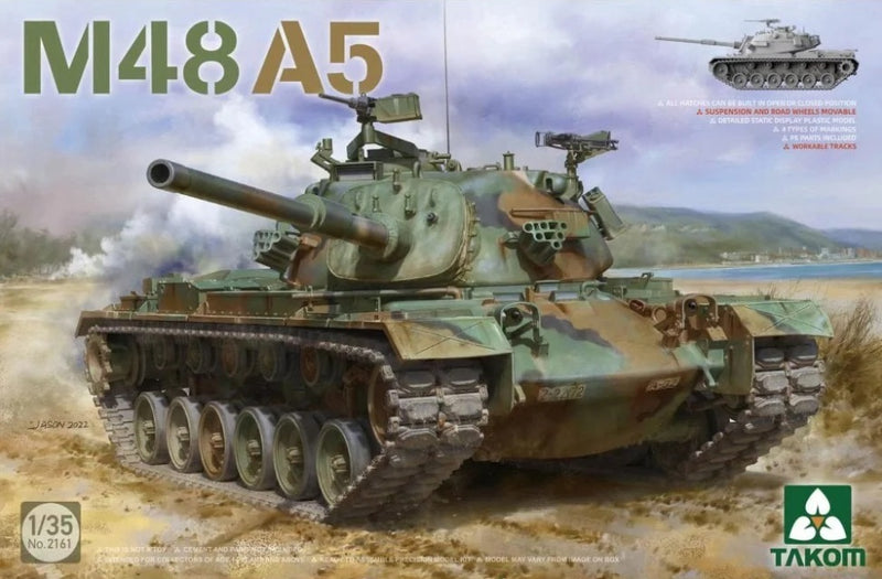 Takom 2161 1/35 M48A5 - Hobby City NZ (8967473889517)