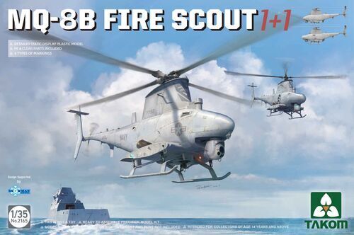 Takom 2165 1/35 MQ-8B Fire Scout 1+1 - Hobby City NZ (8967474020589)