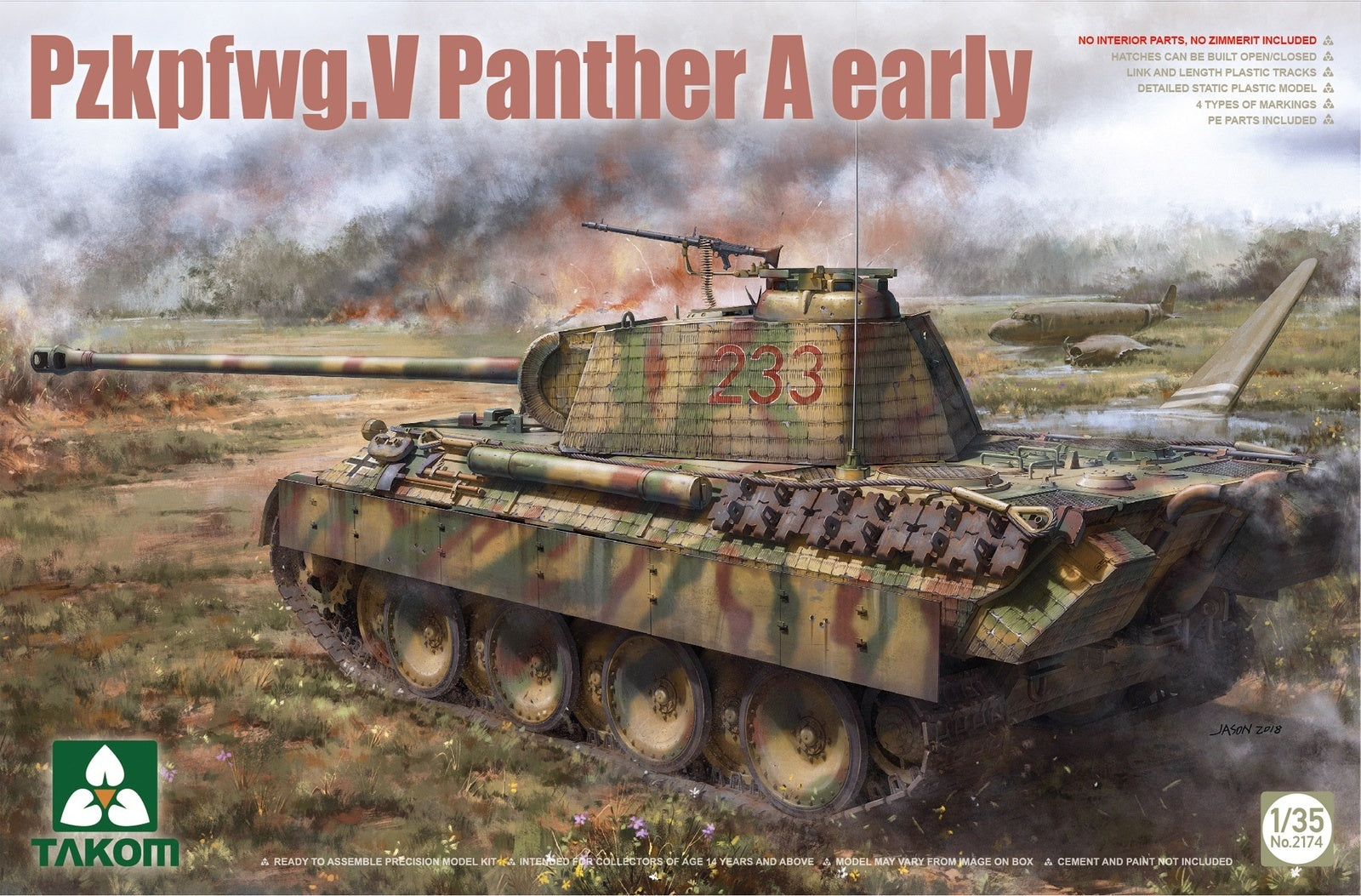 Takom 2174 1/35 Pzkpfwg.V Panther A early (8967474249965)