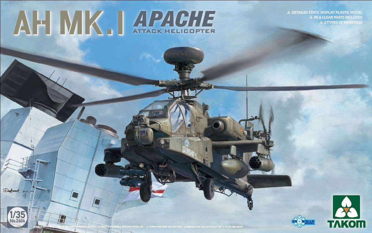 Takom 2604 1/35 AH Mk.I Apache Attack Helicopter (8967474544877)