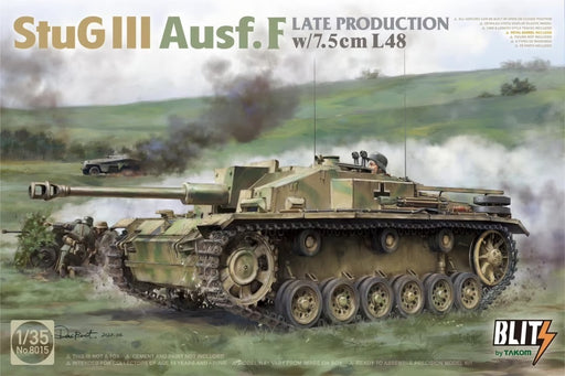 Takom 8015 1/35 StuG III Ausf.F Late Production w/7.5cm L48 - Hobby City NZ (8967475364077)