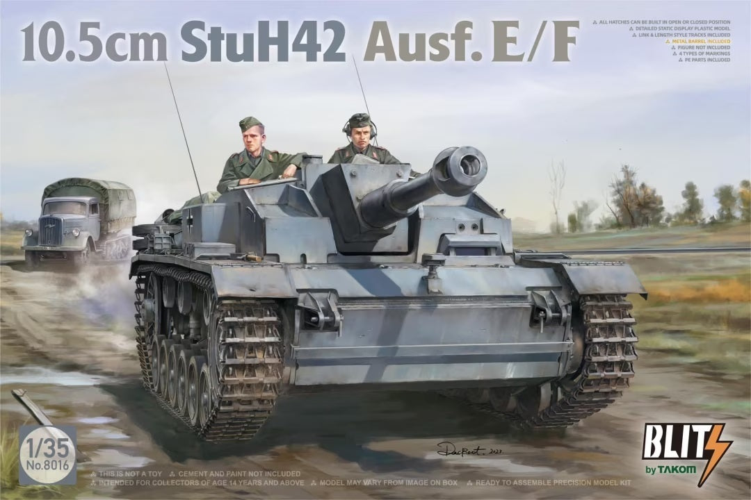 Takom 8016 1/35 10.5cm StuH42 Ausf.E/F (8967475396845)