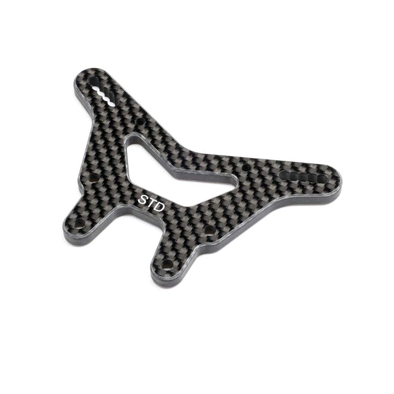 Losi TLR-1081 Front Tower, Carbon, STD: 22X (9255889731821)