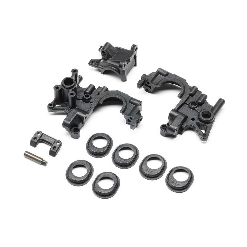 Losi TLR-1106 Gearbox Set, Rear Sway Bar Mount, Idler Shaft: 22X/22X-T (9255890321645)
