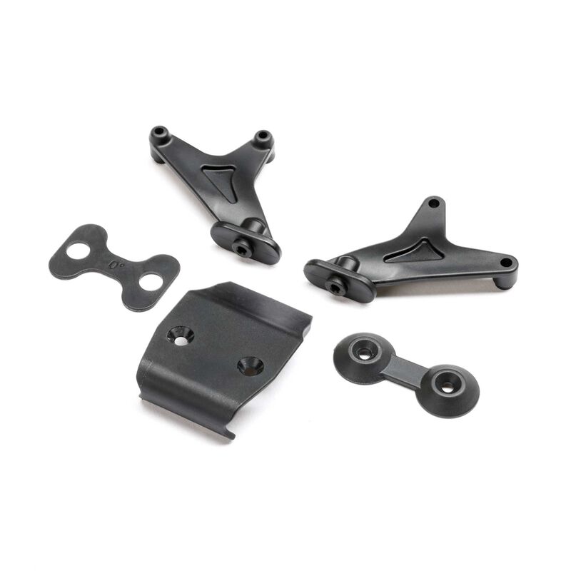 Losi TLR-1108 Wing Mount Set, Front Bumper: 22X (9255890387181)