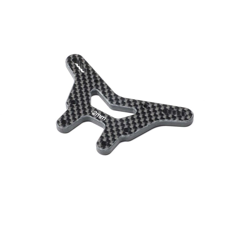Losi TLR-1125 Front Tower, Carbon, -2: 22X (9255890747629)
