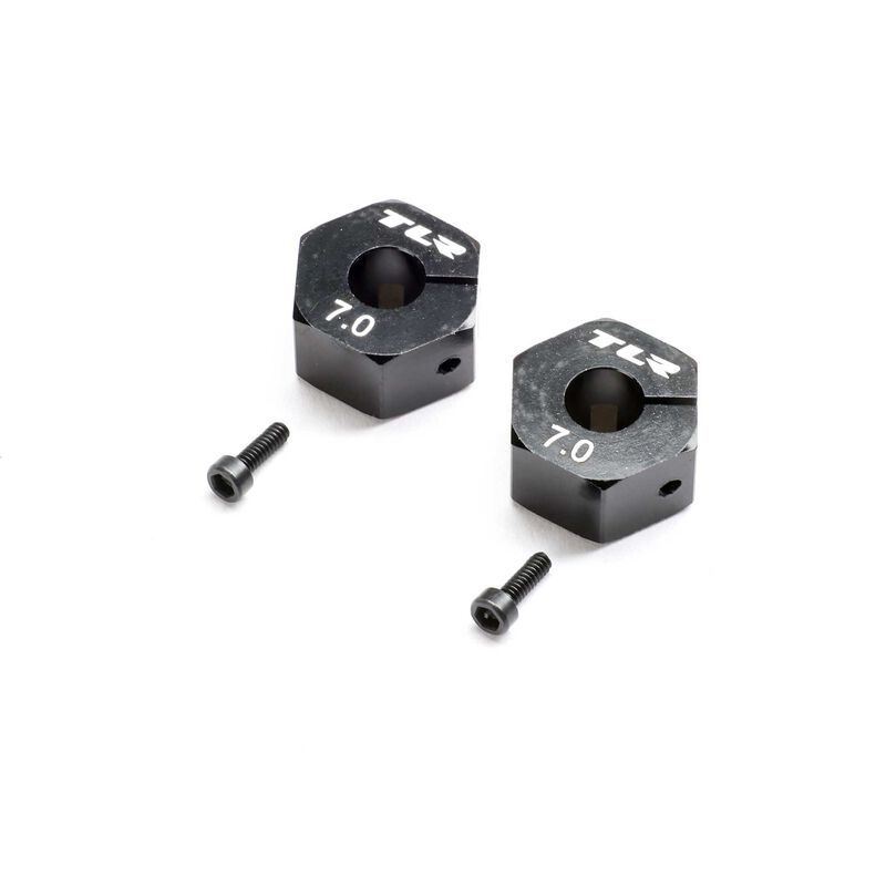 Losi TLR-1169 Wheel Hex 12mm x 7.0mm (2) 22X-4/22X/22X-T (9255891468525)