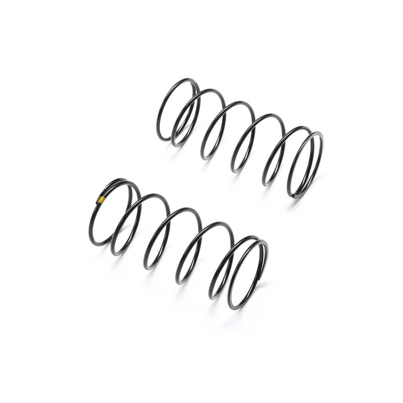 Losi TLR-1204 Front Springs, Yellow, 3.95lb, 13mm (2) (9255892287725)