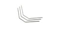 TLR TLR234125-V1 Sway Bars 1.0/1.2/1.4 (3 pieces)