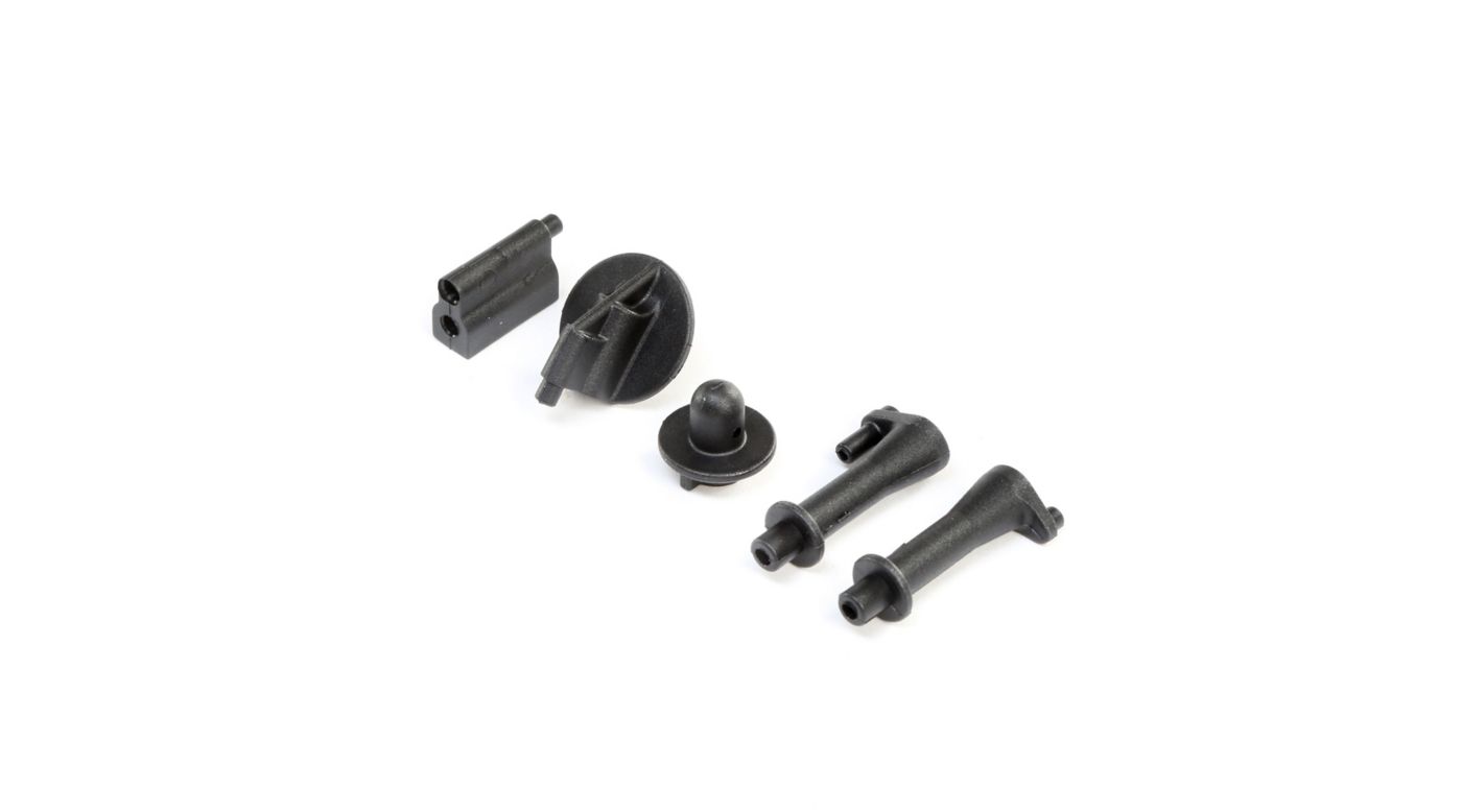 Losi TLR241031 Body Posts & Tank Mount: 8X (9255893237997)