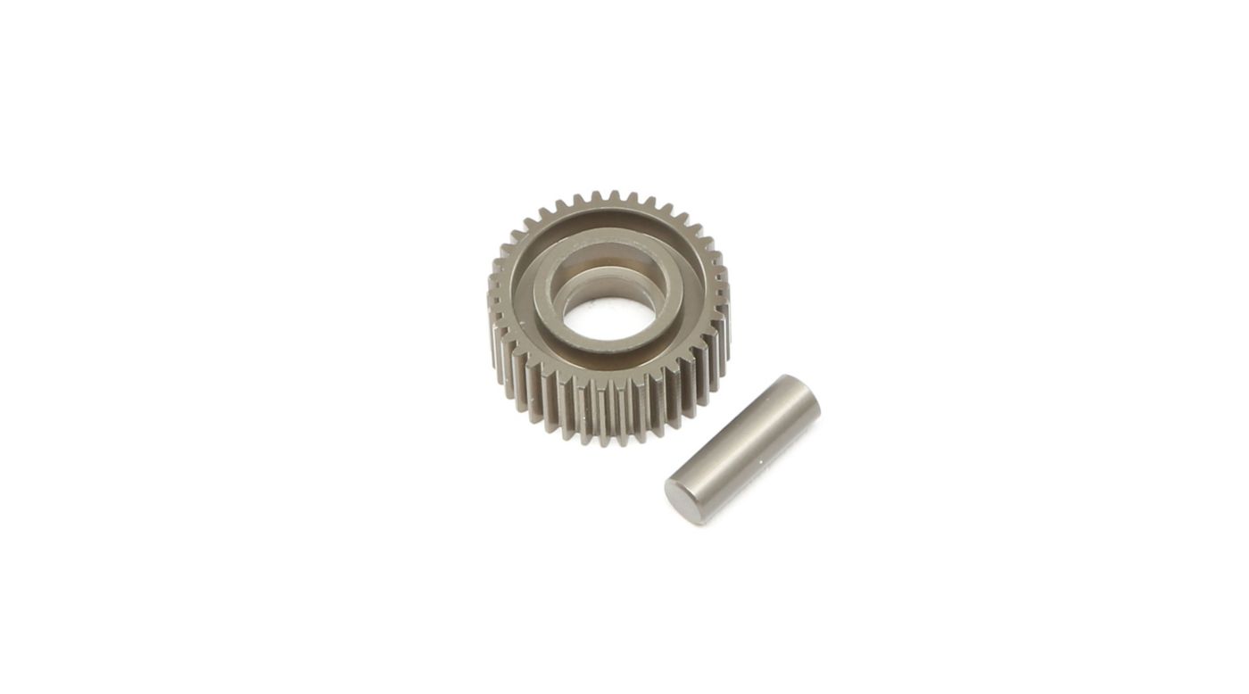 TLR LOSI TLR332070 Aluminum Idler Gear & Shaft Laydown: 22 4.0 (8347103035629)