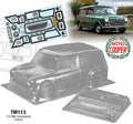 Team C Mini Countryman M Chassis RC Car Body 1/10 Scale