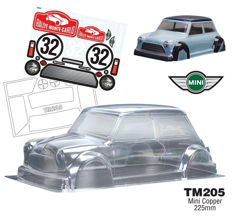 Team C Mini C M Chassis RC Car Body 1/10 Scale