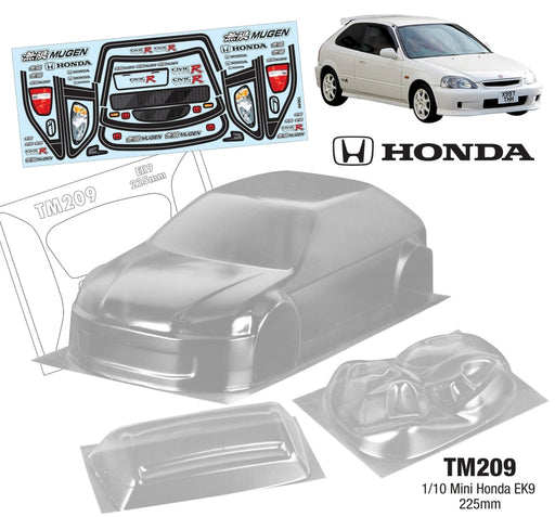 Team C TM209 1/10 MINI HONDA EK9 WB 225mm - Hobby City NZ (8319285526765)