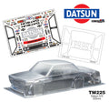 Team C Mini Datsun 510 WB 225mm Width 165mm M Chassis RC Car Body 1/10 Scale