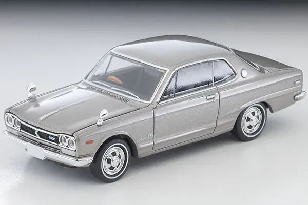 Tomica TMC33649 LV-N357a 1971 Nissan Skyline Hardtop 2000GT Silver Diecast Model Car