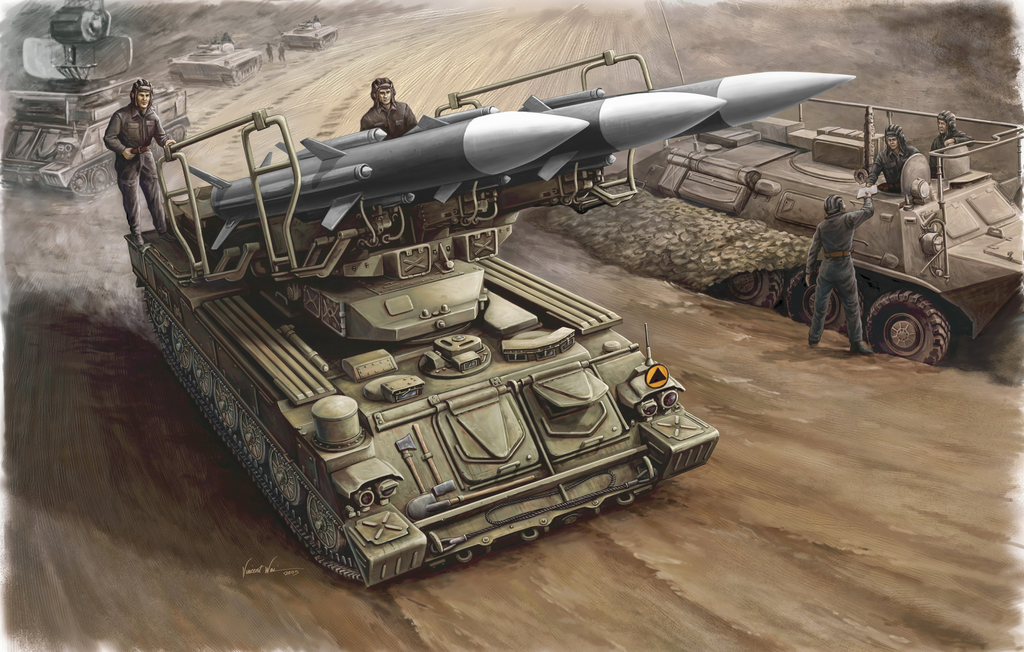 Trumpeter 00361 1/35 Russian SAM-6 antiaircraft missile (9120477118701)