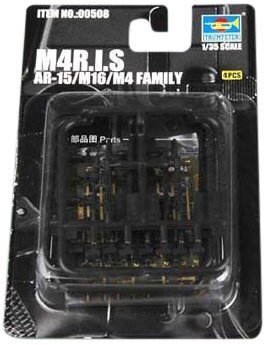 Trumpeter 00508 1/35 AR-15/M16/M4 FAMILY-M4RAS (8967476084973)