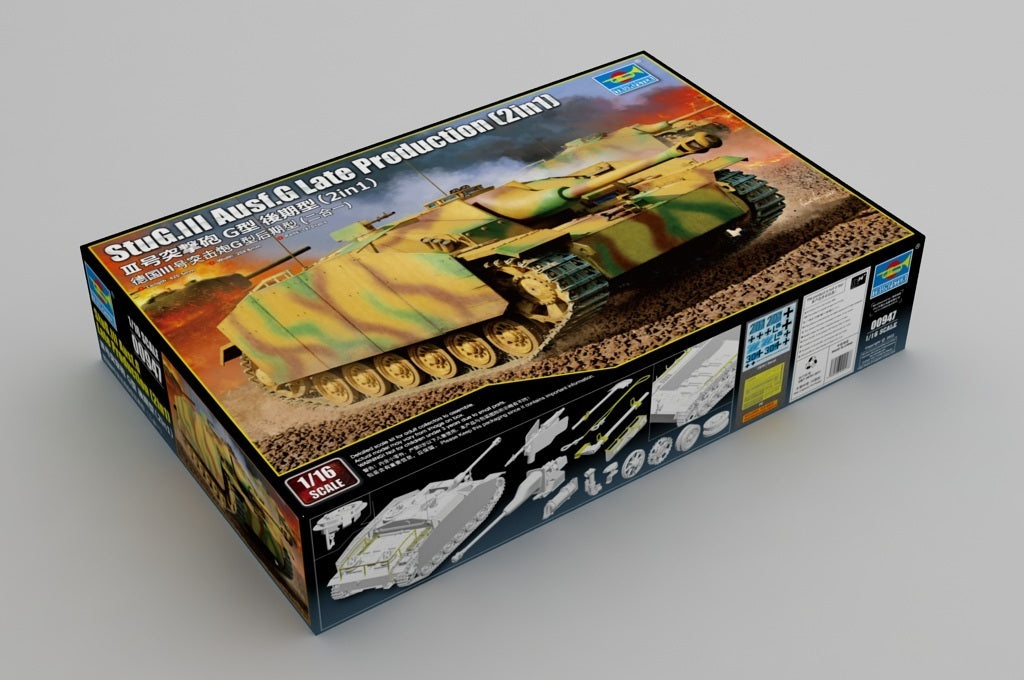 Trumpeter 00947 1/16 StuG.III Ausf.G Late Production (2in1) (8967476379885)