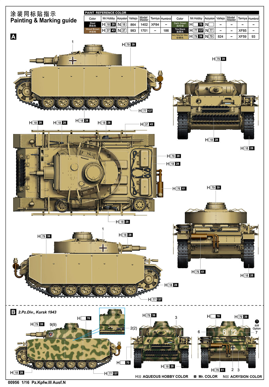 Trumpeter 1/16 Pz.Kpfw.III Ausf.N (4)