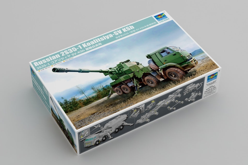 Trumpeter 01085 1/35 Russian 2S35-1 Koalitsiya-SV KSh (8967476838637)