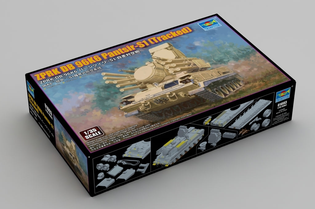 Trumpeter 01093 1/35 ZPRK DB 96K6 Pantsir-S1 (Tracked) (8967477068013)