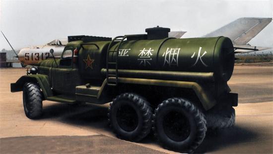 Trumpeter 01104 1/72 Camion-Jie fang CA-30 fuel truck (9120477249773)